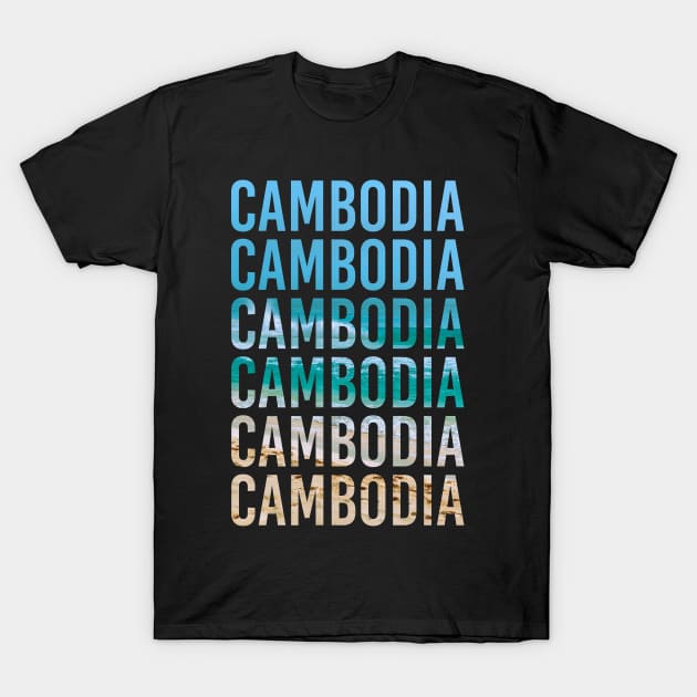 Cambodia honeymoon trip for newlyweds. Perfect present for mother dad father friend him or her T-Shirt by SerenityByAlex